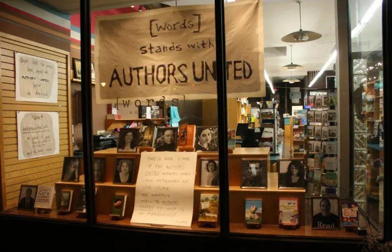 Bookstore window